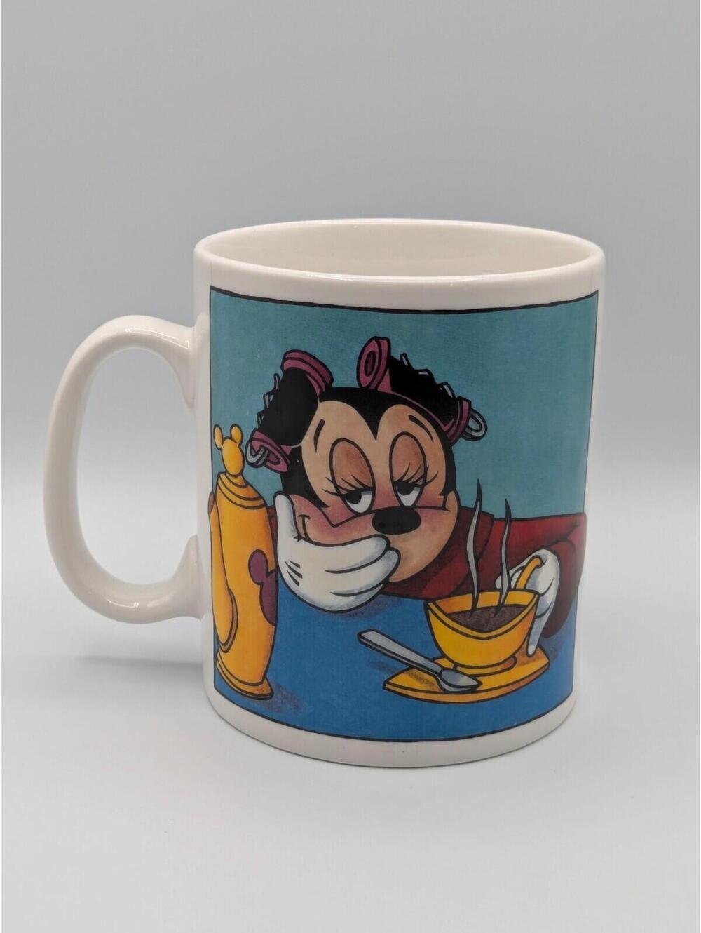 Disney Jumbo Tired Sleepy Minnie Mouse Mug